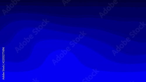 Blue Wavy Abstract Background with Smooth Flowing Curves And Layers With Alpha Channel