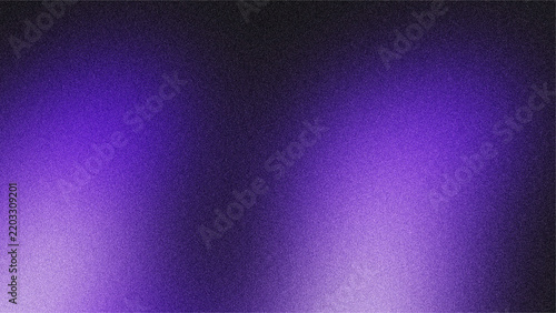 Cuadro en lienzo Dark blur purple grainy background blurred glowing abstract shape on dark backdrop, noise texture header, poster, wallpaper, banner design