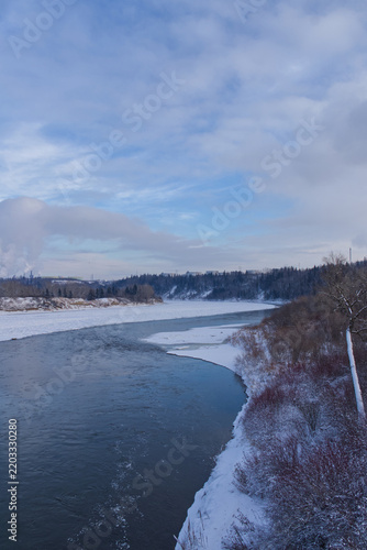 North Saskatchewan River in the Winter