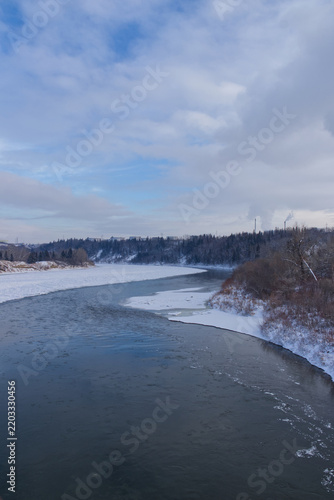North Saskatchewan River in the Winter
