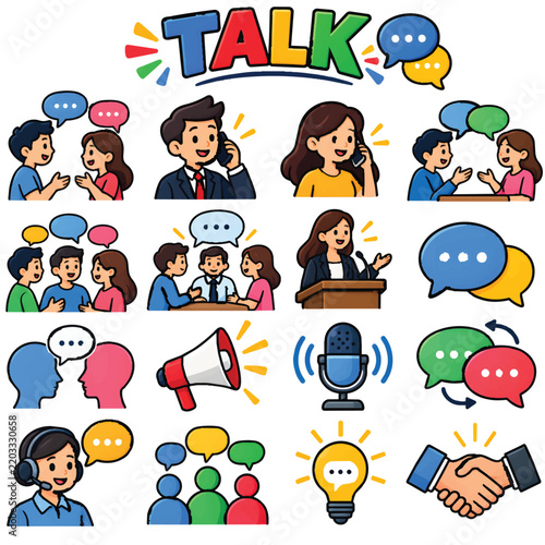 Diverse People Engaged in Conversation and Communication During Business Meeting