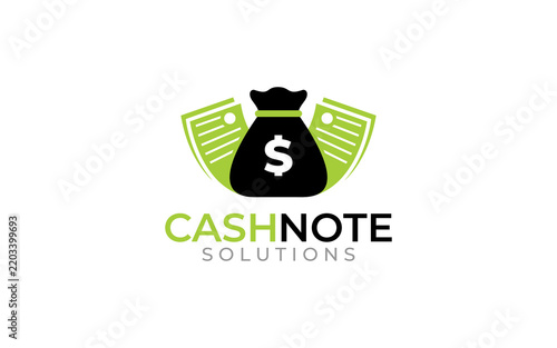 Illustration graphic vector of fast cash payment business logo design
