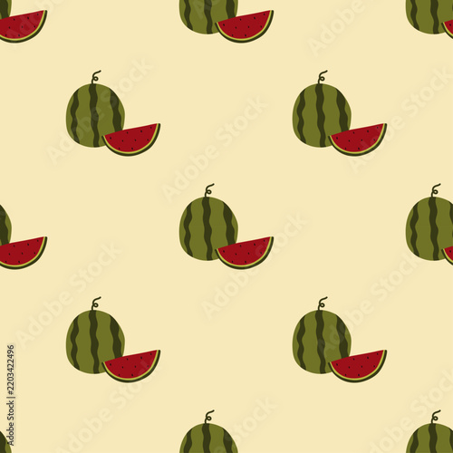 watermelon seamless pattern 