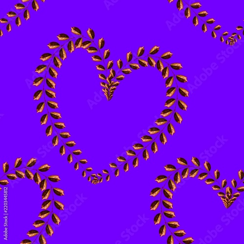 heart of flowers seamless abstract pattern background fabric fashion design allover print wrapping paper digital illustration art texture textile wallpaper colorful apparel image 