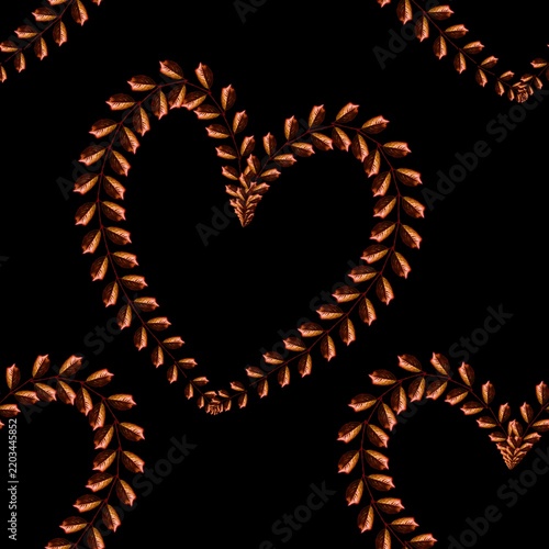 fractal heart background