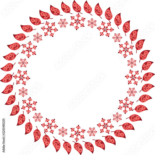 frame made of red hearts