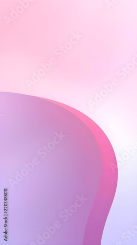 Soft Pink Lavender Curve