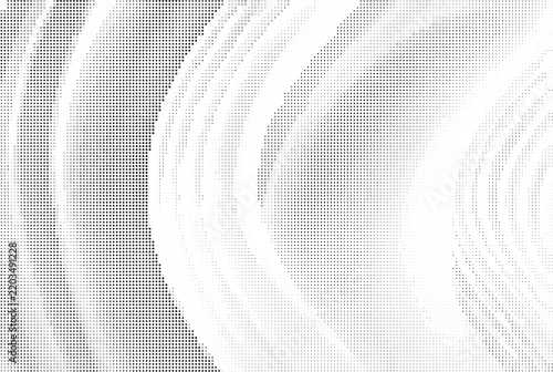 Polka dot pop art halftone pattern. Abstract pixel art.
