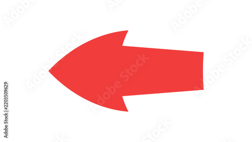 Arrow flat design. Vector illustration 