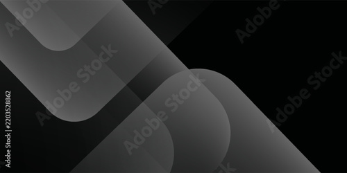 Abstract geometric gradient shapes vector background with metallic 1white , silver and black tones — modern minimal design for posters, branding, packaging and digital art.
