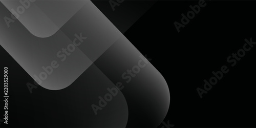 Abstract geometric gradient shapes vector background with metallic 1white , silver and black tones — modern minimal design for posters, branding, packaging and digital art.