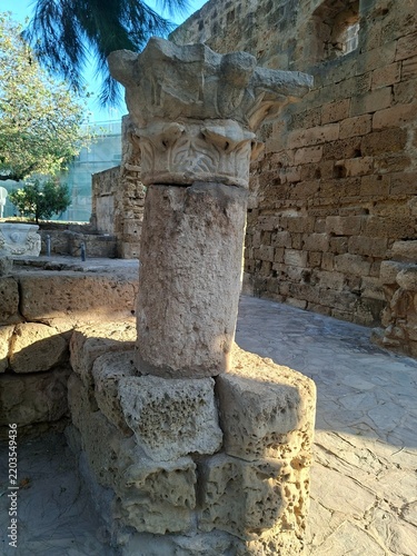 close up photo of historical place, 24th of September, Famagusta, Cyprus.