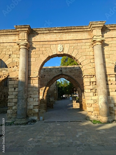 close up photo of historical place, 24th of September, Famagusta, Cyprus.
