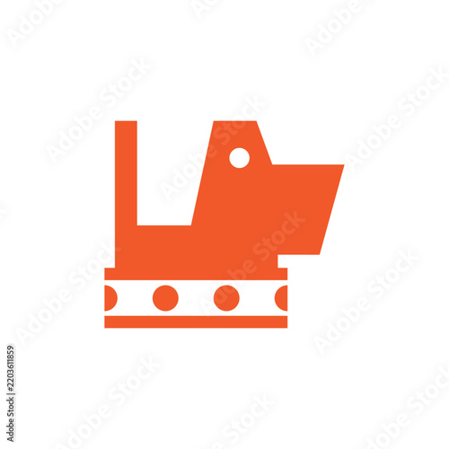 Dog Geometric Modern Logo Design Vector Icon