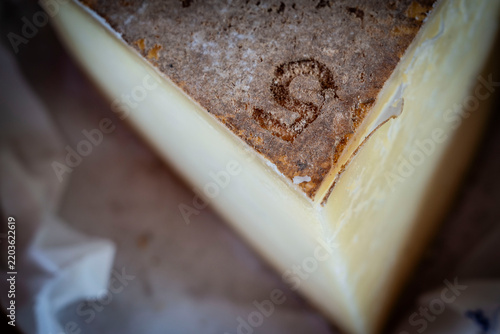 Pyrenees cheese, Melles, Haute-Garonne department, Midi-Pyrénées, France