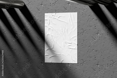 Realistic Poster Blank 
