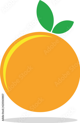 Orange Fruit vector Logo Template Illustration Design Illustration Design. Vector EPS 10.