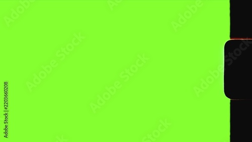 Green screen rolling film strip animation