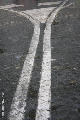 road in the city