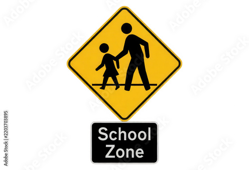 School Crossing Sign Transparent Background