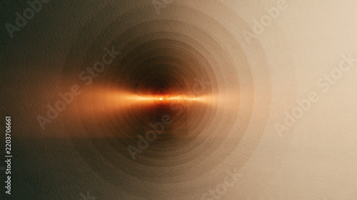 Lighthouse beam abstract light beacon night sea navigation guide glow warm circular radial concept art