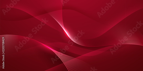 Abstract background vector illustration with a modern design in red, featuring geometric elements.