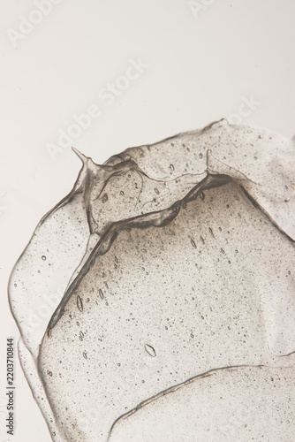 Transparent Skincare Cream Texture Close Up Background