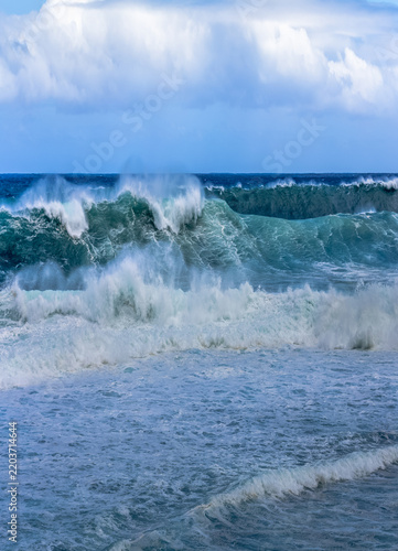 Forte vague de houle