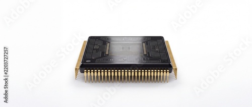 Plakat Black electronic microprocessor chip