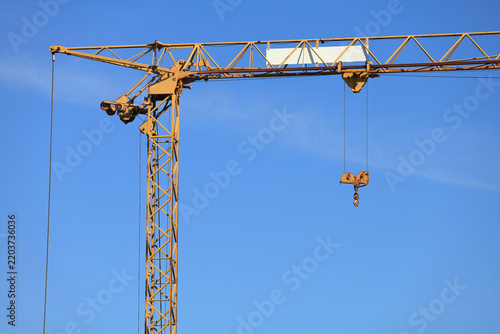 Fototapeta construction crane