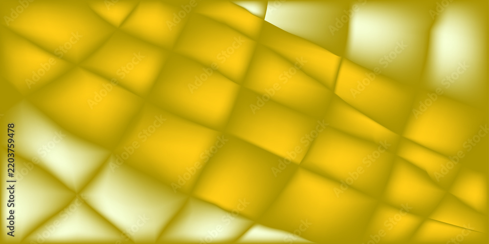 Naklejka premium Golden yellow geometric quilted texture background for luxury product branding festive holiday banners and creative cover designs.
