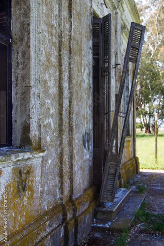 abandoned church in the countryside