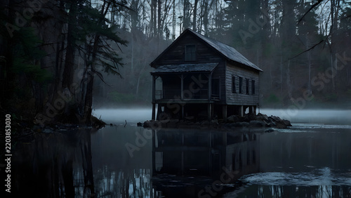 house on the lake