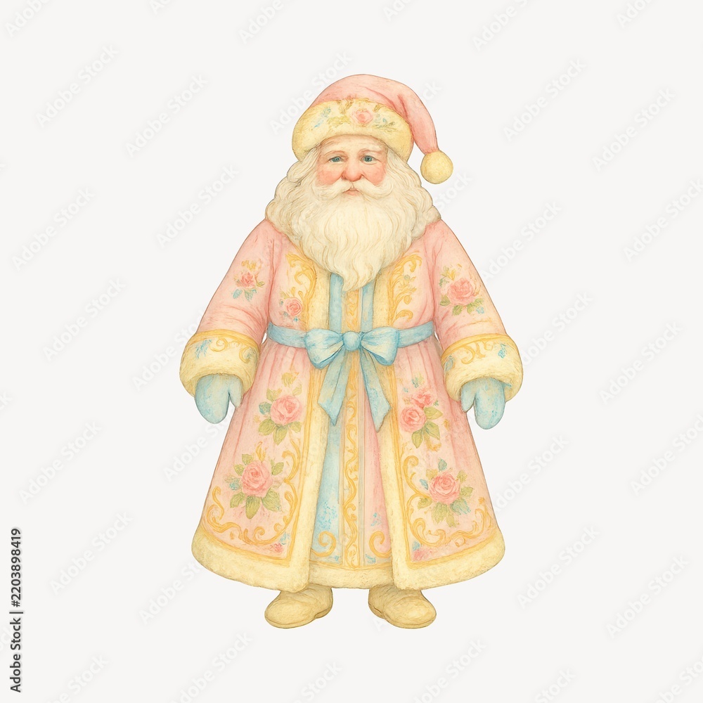 Obraz premium Vintage Santa Claus illustration