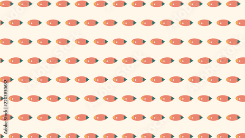 Coral Leaf Shape Seamless Pattern Vector Background Abstract Petal Texture for Fabric Textile and Wallpaper Design