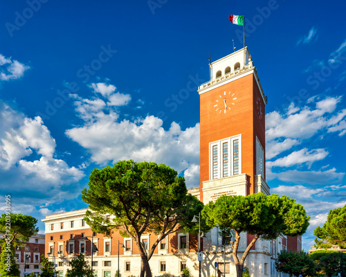 Palazzo Di Città Clock Tower Pescara Italy