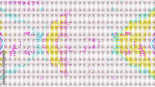 Abstract Bright Pastel Grid Background With Digital Glitch And Distortion Effects