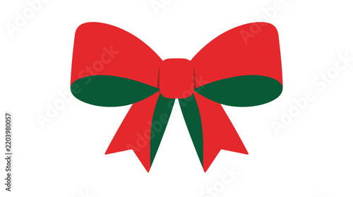 Elegant Red Bow With Ribbon as Main Subject.