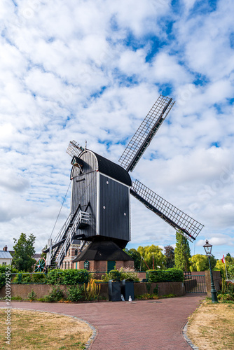 Renovated windmill in the Netherlands