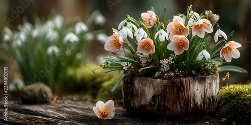 Beautiful Colorful Flowers Bouquet, Floral Botanical Background, Spring Nature Illustration
