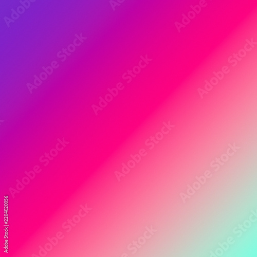 Vibrant gradient color texture blending seamlessly from deep purple and bright pink into soft mint green illumination