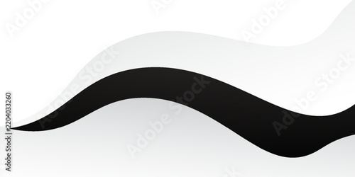 Soft gray white dark waves view