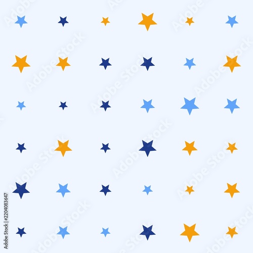Colorful stars pattern background