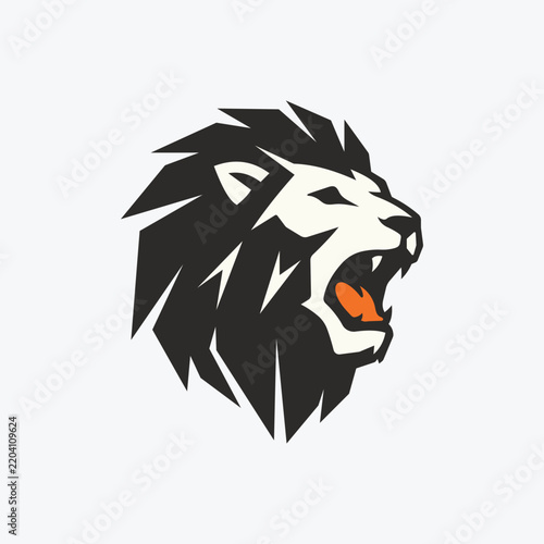lion head vector
