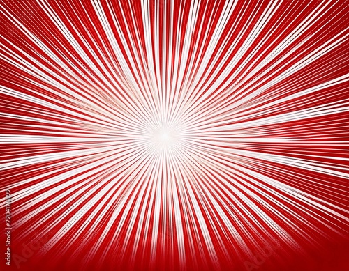 Obraz na płótnie white and red sunburst pattern background