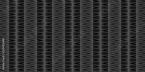 Abstract Black Geometric Pattern With Triangle Grid and Metallic Diamond Texture Background