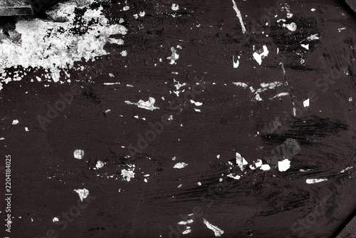 Weathered Stained Metallic Texture With Grunge Surface And Rust Border