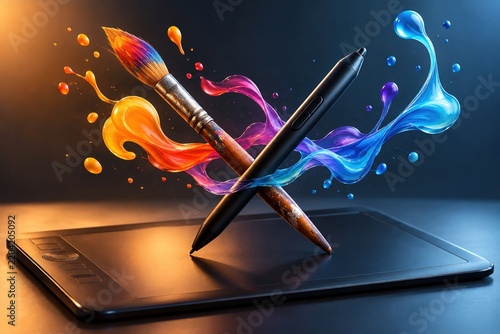 Traditional And Digital Art