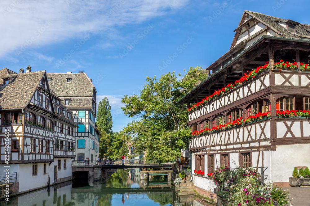 Obraz premium Altstadt, Strassburg, Frankreich 