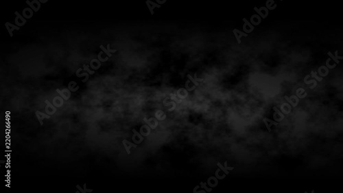 Atmospheric floating grey smoke haze and mist effect loop for horror or cinematic scenes